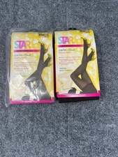 Lot of 2 Star Power by Spanx Center-Stage Shaping Tights Size C Black