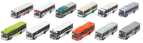 TOMYTEC The Bus Collection 35th Series 12-Piece Box N Gauge 334743 1/150 N Scale | Condition: New