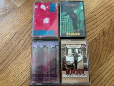 Lot Of 4 Rap Hip Hop Original Cassette Tapes Run DMC LL Cool J See Details