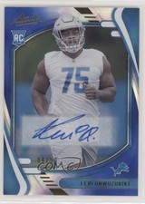 2021 Absolute Rookies Spectrum Blue Signatures 4/50 Levi Onwuzurike Auto 9r9