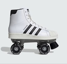 Adidas Superstar 82 Roller Skate White Black JS4038 Women Size 8.5 New