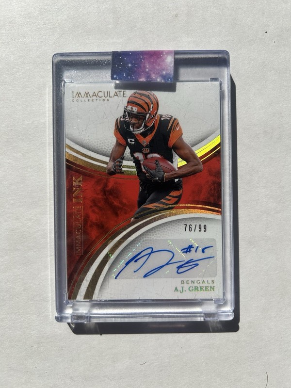 2025 Panini Immaculate A.J. Green Ink Auto Autograph #/99 Bengals