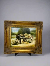 Donkey Cart at Rest 🐴🛞