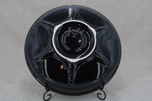 Fiesta Black Millennium Presentation Celebration Bowl Fiestaware Serving Fruit