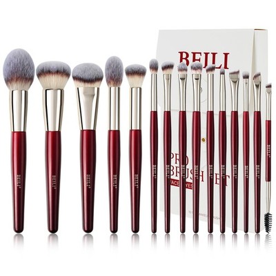 Makeup Brushes 15Pcs Professional Eyeshadow Brush Set Premium Synthetic Makeu...