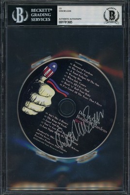 Don McLean Signed Autograph Botanical Gardens CD Album Beckett BAS