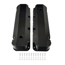For Big Block Ford Bbf 429-460 Fabricated Aluminum Valve Covers W 1-14 Hole
