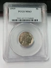 1919 Buffalo Nickel 5C PCGS MS63