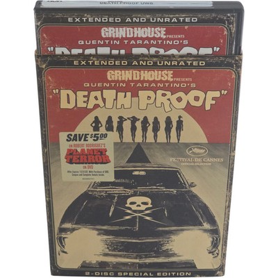 Death Proof DVD Collector's Extended Unrated 2-Disc Special Zone 1 [ -18]