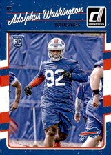 2016 Donruss #302 Adolphus Washington