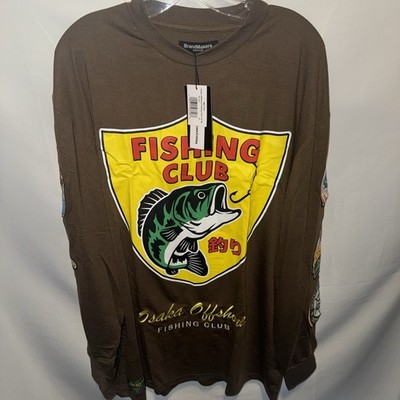 Ikigai BrandMakers Group Heavyweight Fishing Long Sleeve T-Shirt Brown XL