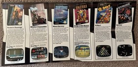 NES Nintendo Poster Inserto Ultra Giochi TMNT Skate or Die Metal Gear Vintage (1989)
