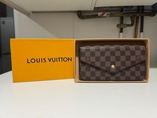 Louis Vuitton Felicie Pochette Damier Ebene Chain Shoulder Bag Handbag Purse