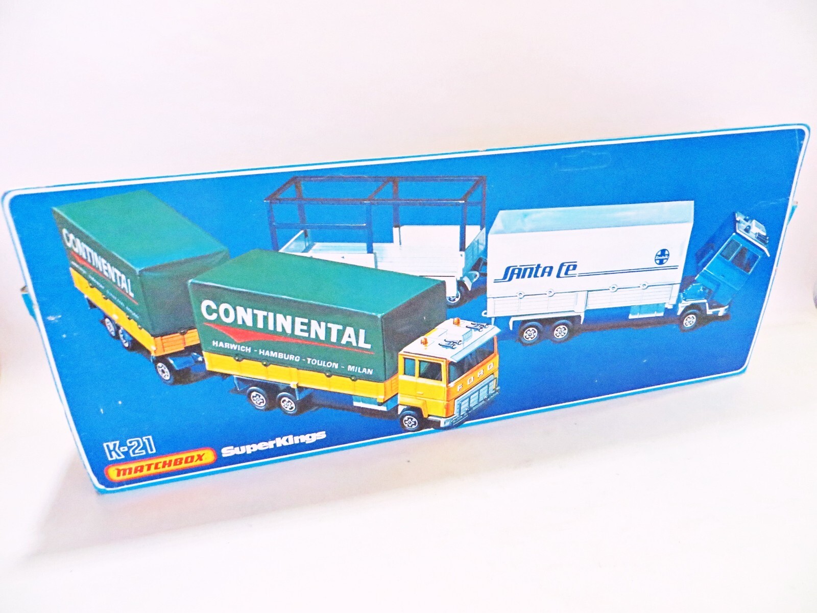 MATCHBOX SUPERKINGS K21 'FORD TRANSCONTINENTAL WEETABIX TRUCK/TRAILER' MIB/BOXED