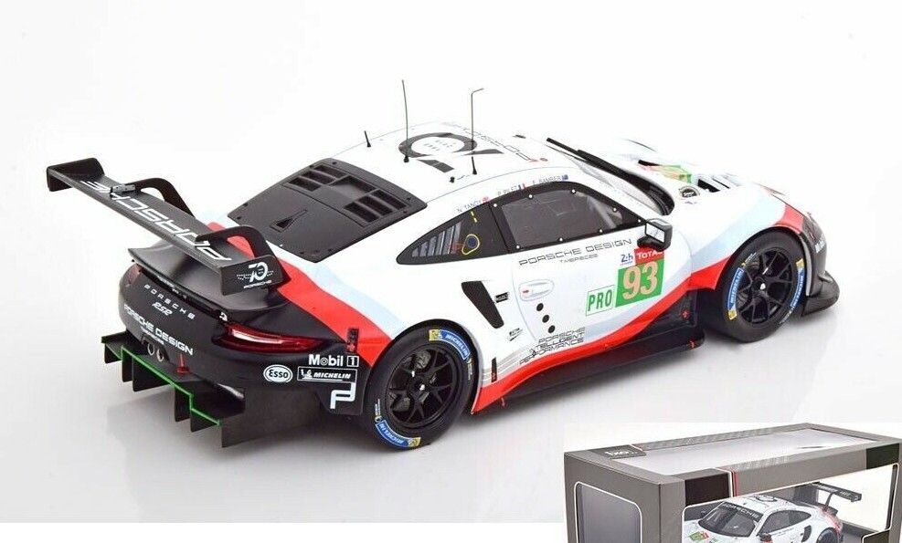 Porsche 911 GT3 RSR Type 991 n° 912 Petit Le Mans 2018 1/43 IXO MODELS