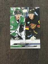 2023-24 Upper Deck Series 2 Wyatt Johnston & Andrei Kuzmenko Checklist Card #450