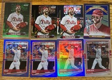 8- BRYCE HARPER Card Lot 2024 Stadium Club Green 2020 Donruss Inserts BAM BAM #d