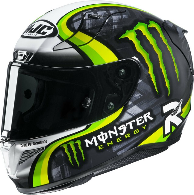 Casco Helmet Fibra Moto Integrale HJC Rpha11 Crutchlow Streamline Monster  Tg S | Acquisti Online su eBay