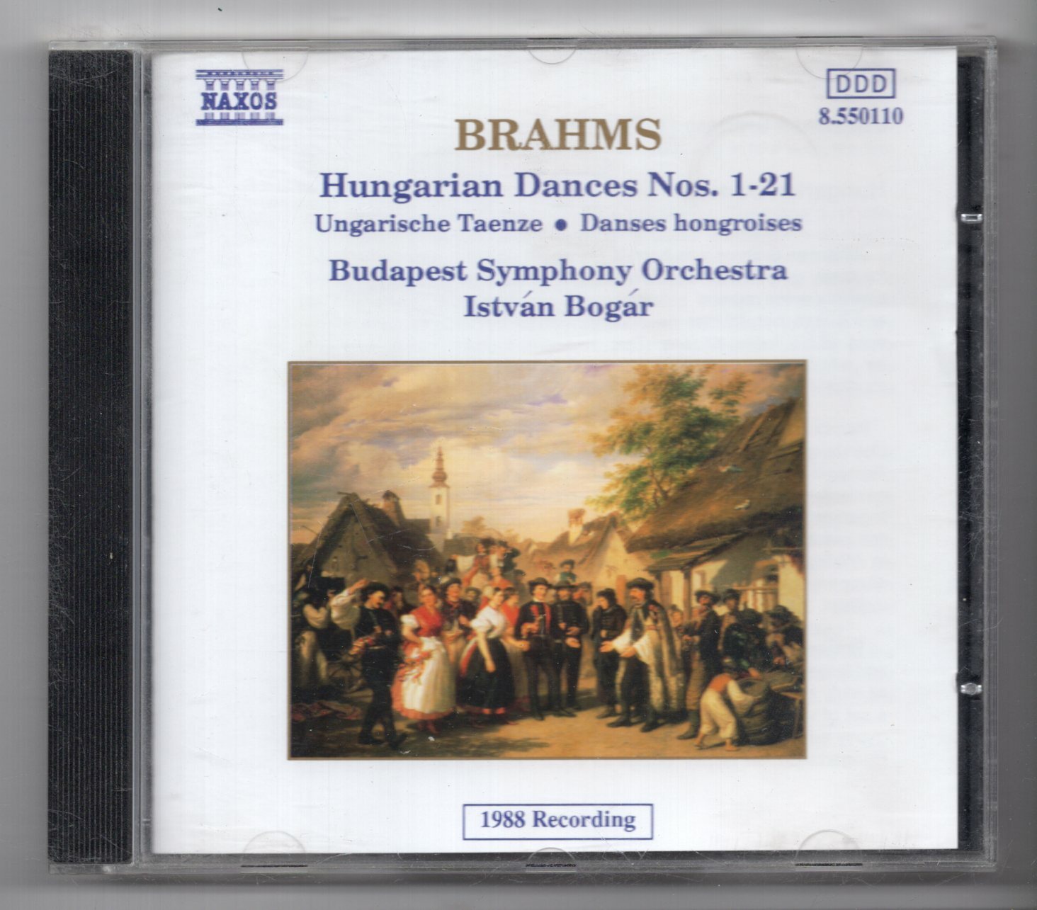 (KO873) Brahms, Hungarian Dances Nos 1-21 - 1991 CD