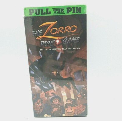 Pull the Pin Board Game Zorro Dice Game NM