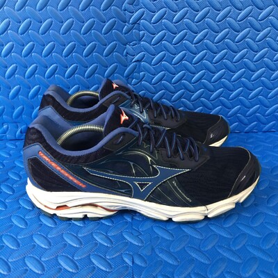 Mizuno Wave Inspire 14 Mens Shoes Size Blue Running Athletic Sneakers 