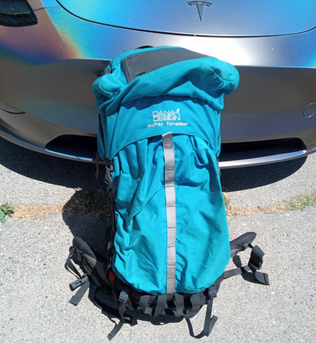 Rare Blue Dana Design Arcflex Terraplane Backpack USA Sz LG & Med 
