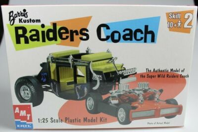 AMT Ertl 30261 1/25 Scale Barris Kustom Raiders Coach Plastic