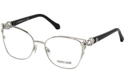 Roberto Cavalli LONDA RC5062 016 Silver Metal Eyeglasses Frame 53-17-140 RC 5062