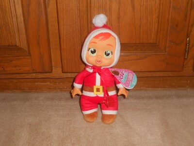 Cry Babies Tiny Cuddles CHRISTMAS CLAUS- inch Baby Doll