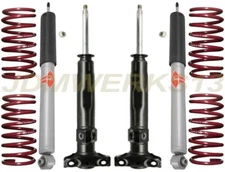 KYB 4 SHOCKS VOGTLAND LOWERINGS SPRINGS MERCEDES W124 300E E300 260E E320 300D