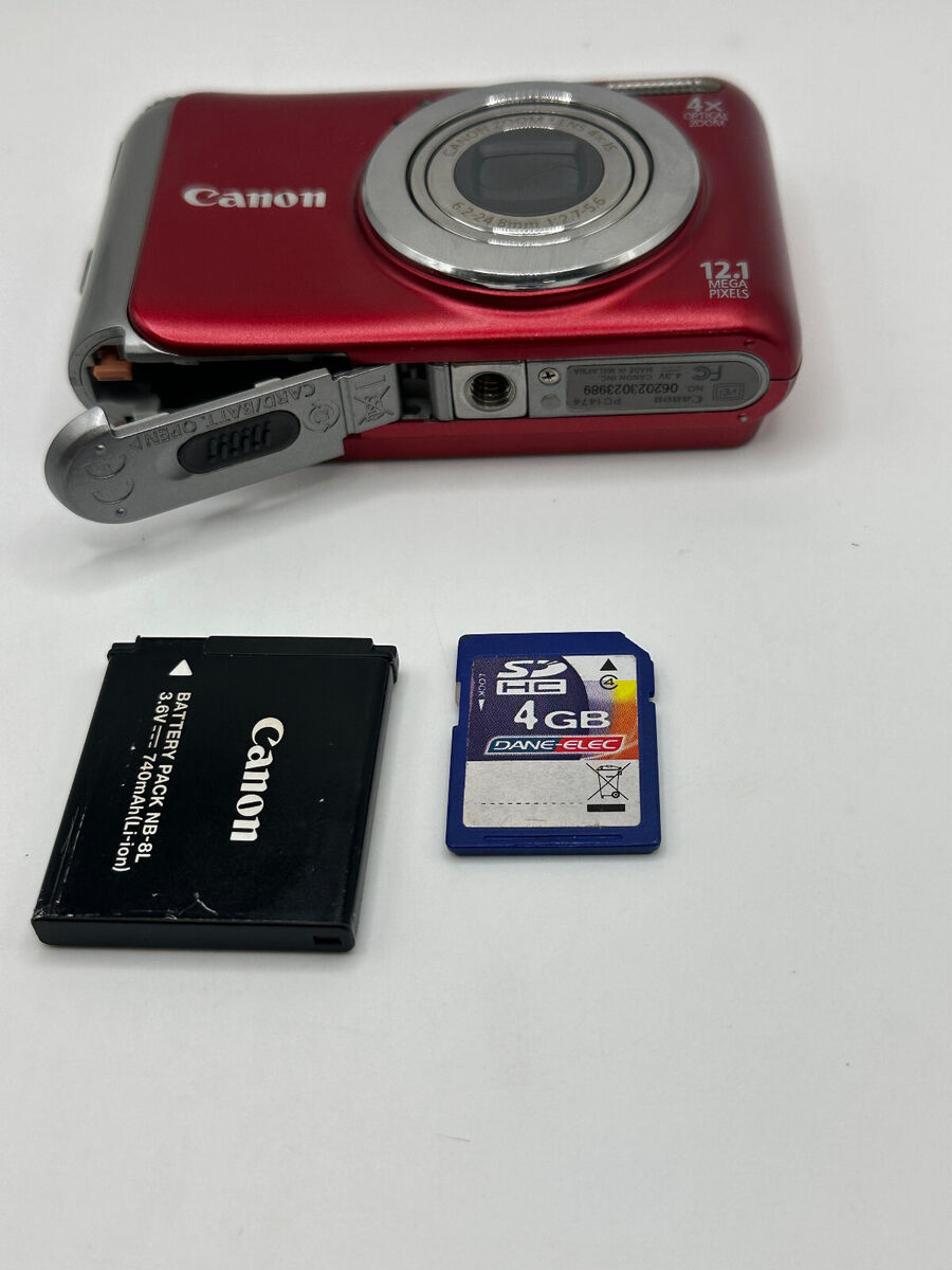 Canon PowerShot A3100 IS 12.1MP Digital Camera - Red for Canon PowerShot A3100 IS 12.1MP Digital Camera - Red for