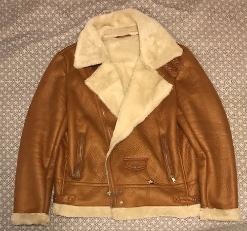 Genuine Leather Bomber Jacket 