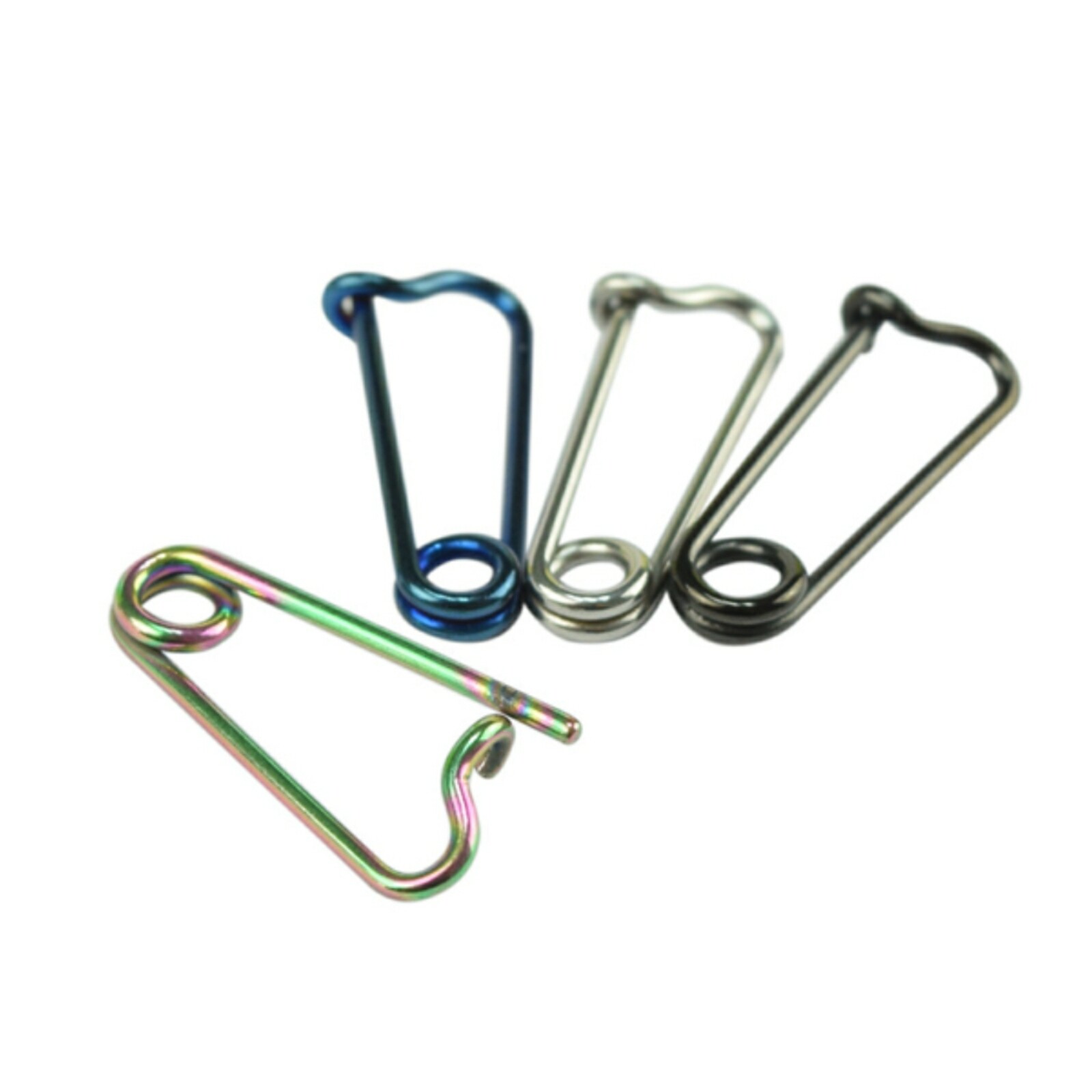 Eyebrow Snug Rook Safety Pin Barbell Anodized Colour Helix Nipple