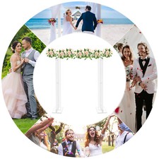 40-Inch Tall Clear Acrylic Flower Stand for Weddings and Events