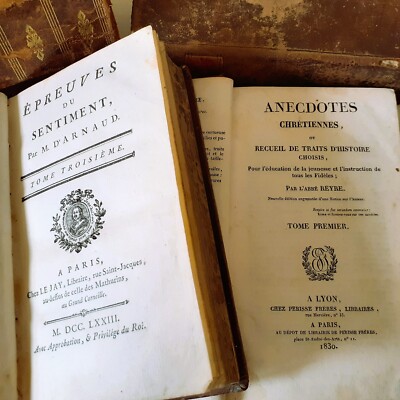 Antique Book Stack – 5 Rare Books (1773–1834) | 250-Year-Old Book