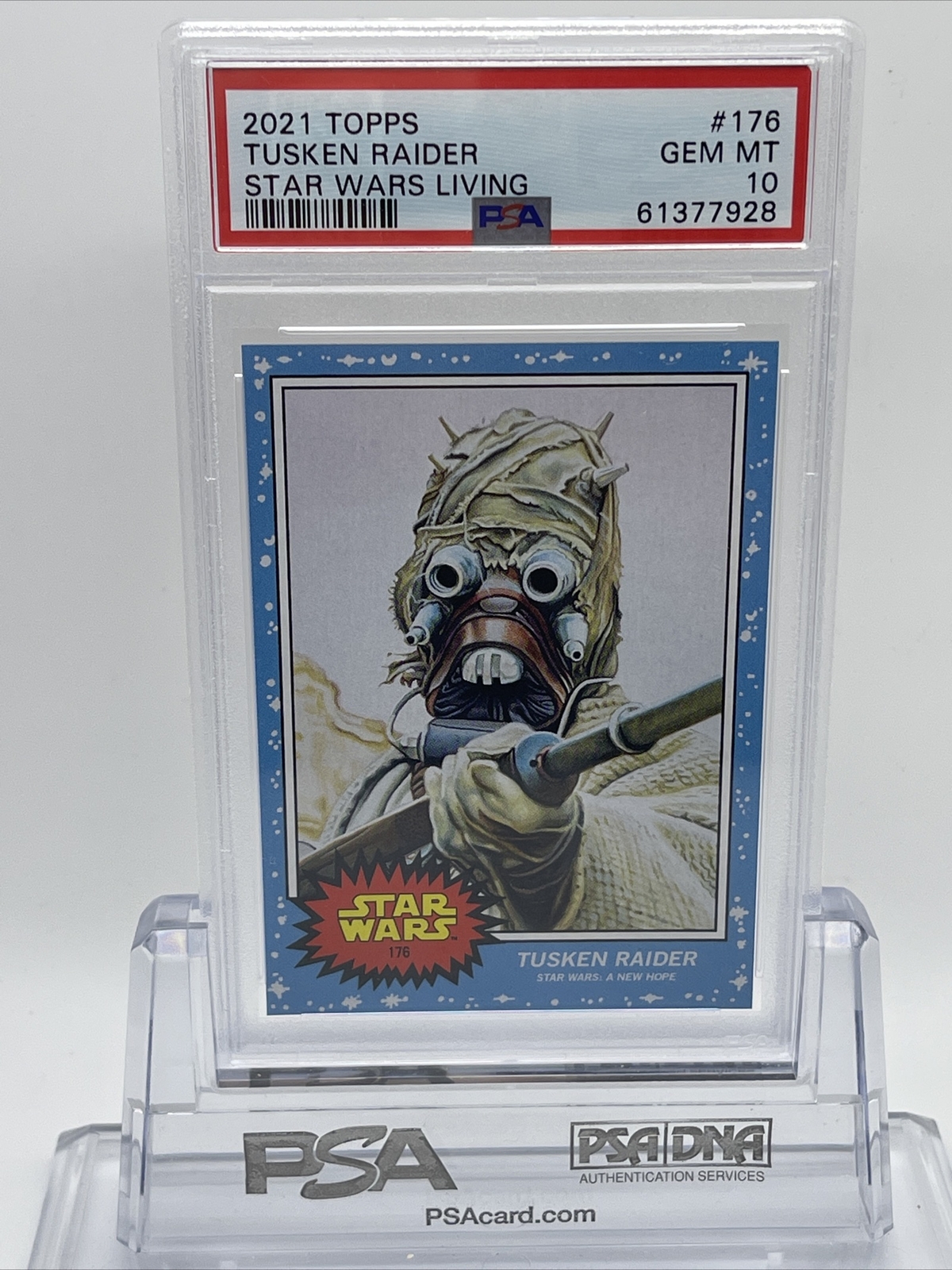 2021 Topps Star Wars Living Set Tusken Raider Card #176 PSA 10 Gem Mint