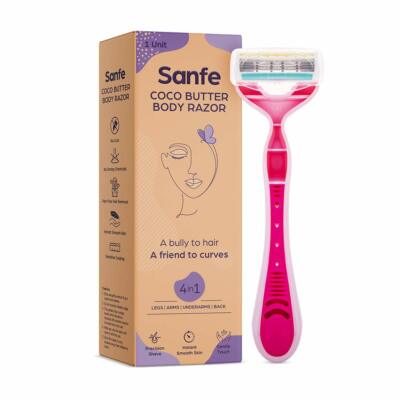 Cocco Razor Sanfe Full Body SS Razor for Women Painless Hair Removal with Coco ...