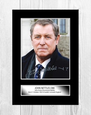 John Nettles star of Midsomer Murders  poster repro autographs choice of frame