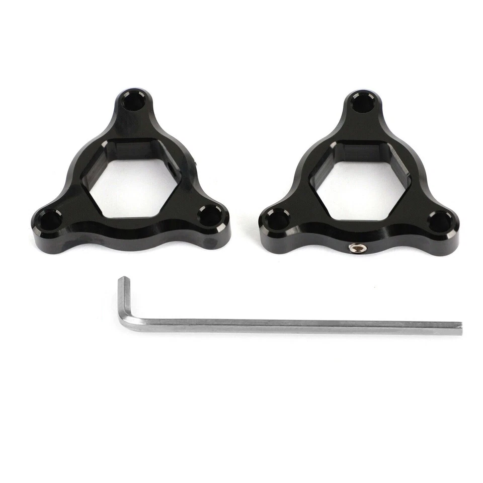 Fork Pre Adjusters Black 17MM Fit Suzuki GSX1400 GSXR1100 TL1000R TL1000S BLK - Imagem 2 de 4