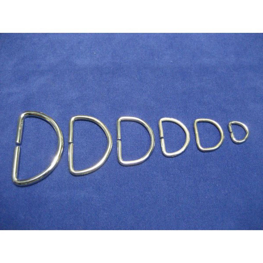 Metal D Rings Buckles for Webbing Strap Tape 10 12 16 20 25 30 35 40 50 mm