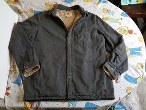 casaco de lona masculino