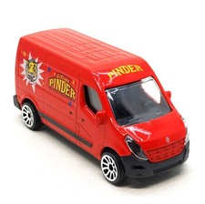 Majorette Renault Master Red Pinder Collection 1/66 (3