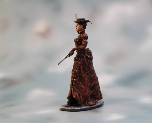 ⭐Steam duel. Action Girl Collectible Miniature 3D Figurine . 54mm 1/32 PAINTED⭐ - Picture 5 of 8