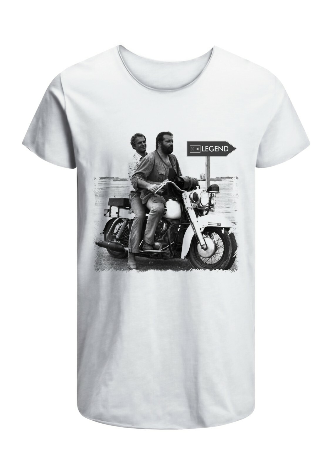 T-Shirt Bud e Terence Legend Uomo Abbigliamento 100% Cotone Taglia dalla S a XXL