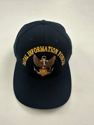 The Corps Naval Information Forces Logo Blue Baseball Cap Hat One Size