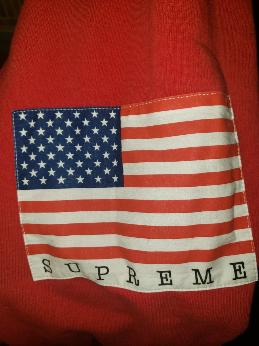 Supreme International Flags Hoodie XL Red