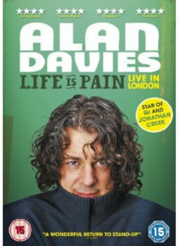 Alan Davies  Life Is Pain DVD New 5014138608187