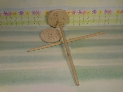 Handspindel Schaf Spindel 8x30cm nur 31g zum spinnen von Wolle Hand Spindel
