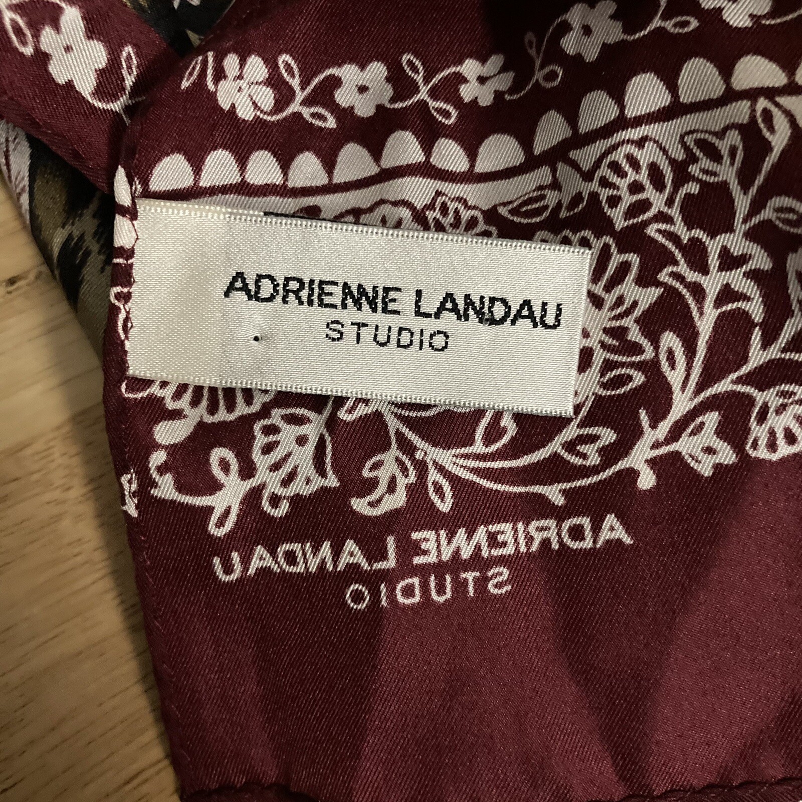 Adrienne Landau Studio Rectangular Silk Scarf Ani… - image 6