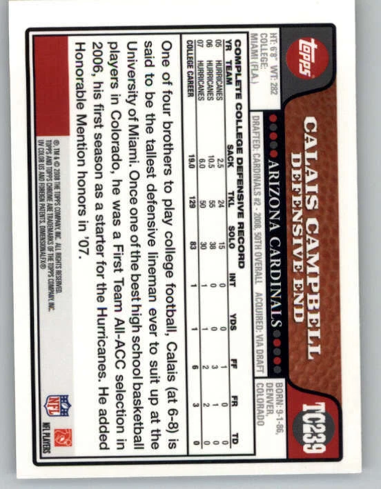 2007 Topps Chrome #TC239 Tim Crowder RC (ref 146594) - Image 2 of 2